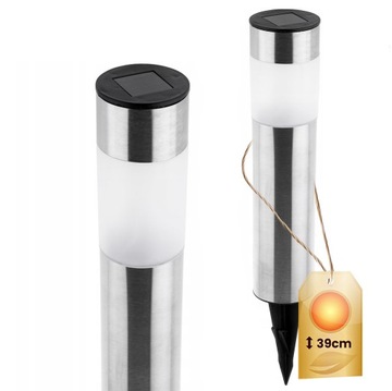 LAMPA SOLARNA LED OGRODOWA SŁUPEK SZPIKULEC WBIJANA GRUNTOWA