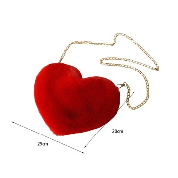 Stylowa torba na ramię w kształcie serca Urocza to