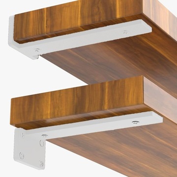 Wspornik półki LOFT podpórka BIAŁY 25 cm ws01