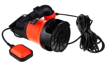 НАСОС ДЛЯ ЗАГРЯЗНЕННОЙ ЧИСТОЙ ВОДЫ ПОПЛАВОЧНЫЙ 1600ВТ Поплавковый ПОГРУЖНОЙ плюс ШЛАНГ 20м