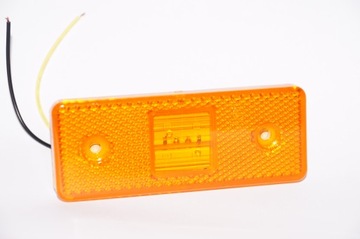 Lampa obrysówka 4 led odblask pomarańczowa