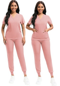 KOMPLET MEDYCZNY KOSZULKA SPODNIE UNIFORM DAMSKI, XL