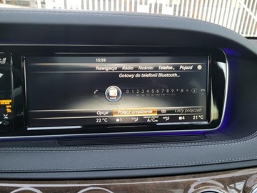 Mercedes Klasa S W222 2015 MERCEDES S400 Hybrid, Bezwypadkowy,Przebieg 79374, VAT 23%, zdjęcie 13