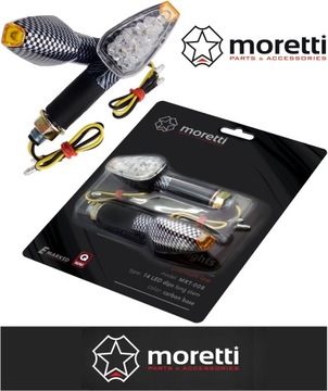 Универсальные указатели поворотов 008 LED 14 Угольные диоды