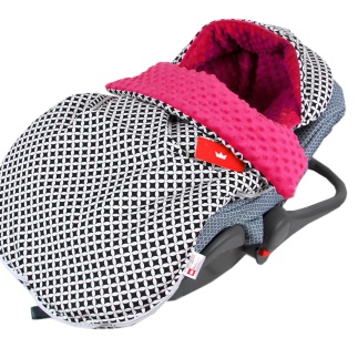 BabyLux ŚPIWOREK WIOSENNY MINKY DO WÓZKA 90CM N11