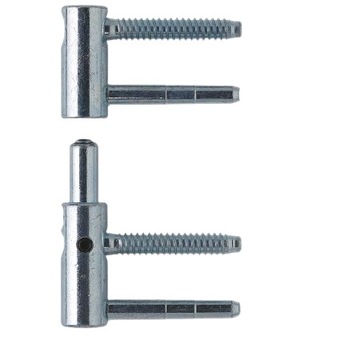 Zawiasy wkręcane do drzwi drewnianych Exacta 16 mm