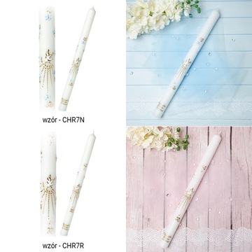 КРЕЩЕННАЯ СВЕЧА, ручная работа, различные узоры.