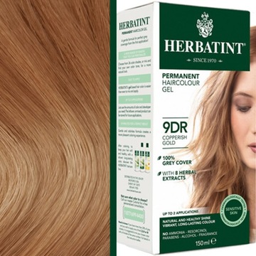 Farba Herbatint 9DR Miedziany Złoty Blond 150ml
