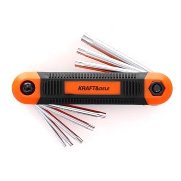 НАБОР СКЛАДНОГО ШЛЕМА TORX, 8 ЭЛЕМЕНТОВ. КД11935