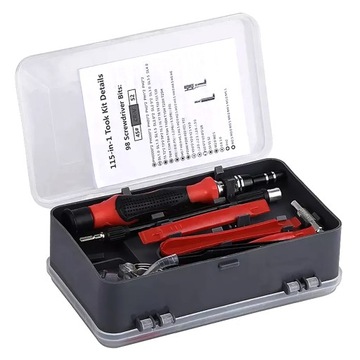 ТОЧНЫЕ НАСАДКИ ДЛЯ ОТВЕРТОК TORX IMBUS, НАСАДКИ, 110 шт.