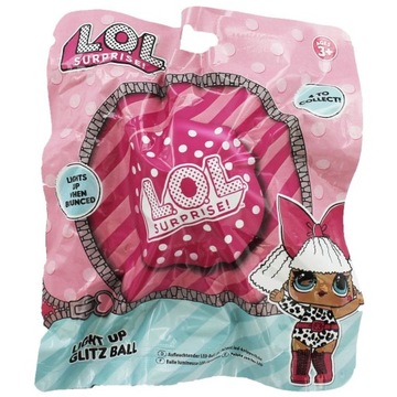 LOL suprise świecąca piłka LOL SURPRISE LIGHT UP GLITZ BALL KULA Z BROKATEM