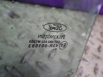 FORD FUSION 02-05 SKLO (OKNO) DVEŘNÍ DVEŘE ZADNÍ LEVÝ