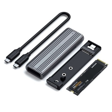 SATECHI — Корпус адаптера для SATA SSD и USB-C NVMe