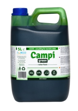 CAMPI GREEN 5Л+БУМАГОМОЕЧНАЯ МАШИНА ДЛЯ ТУРИСТИЧЕСКИХ ТУАЛЕТОВ