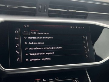 Audi A6 C8 Avant 3.0 50 TDI 286KM 2022 Audi A6 Avant Adaptacyjne zawieszenie pneumatyczne Matrix Led Pakiet Sko, zdjęcie 29
