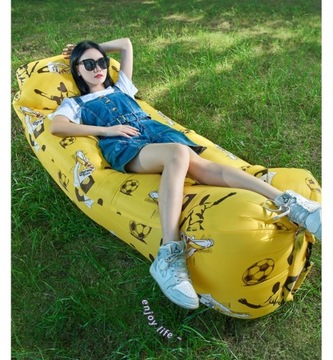 NADMUCHIWANA ROZKŁADANA SOFA LAZY BAG FOTEL PLAŻE