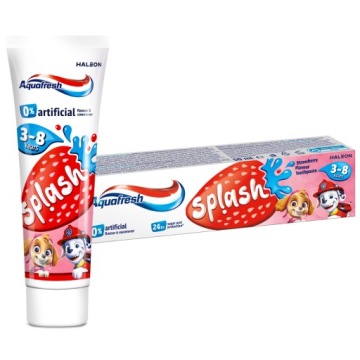 3 шт. Зубна паста для дітей Aquafresh Splash у віці 3-8 років 50 мл + У подарунок