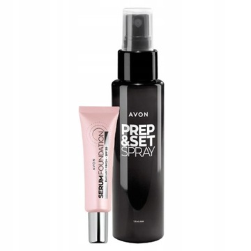 AVON NAWILŻAJĄCY PODKŁAD MEDIUM BEIGE + SPRAY