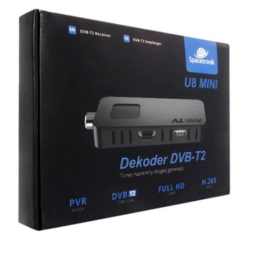 Tuner DVB-T2 do telewizji naziemnej mały U8 Mini