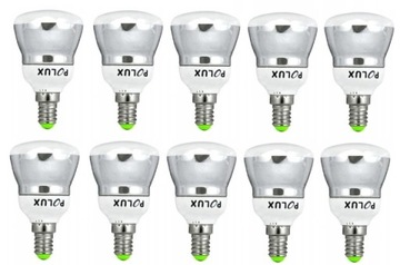 10 x OUTLET Żarówka E14 7W kompaktowa POLUX