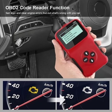 Считыватель автомобильных кодов AD310, сканер автомобильных кодов OBD2