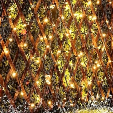 СВЕТОДИОДНЫЕ НАРУЖНЫЕ ЕЛОЧНЫЕ СВЕТИЛЬНИКИ ТЕПЛЫЙ БЕЛЫЙ + ВСПЫШКА 500LED 27.5