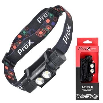 Latarka czołowa ProX Aries II 1100 lm USB-C