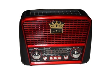 Radio sieciowo-bateryjne AM, FM, SW PANEL SOLARNY