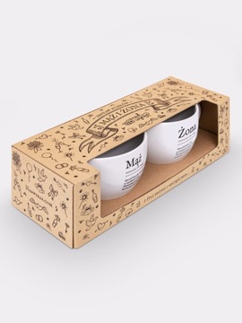 МУЖ И ЖЕНА / набор кружек