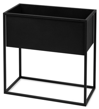 KWIETNIK STOJĄCY STOJAK PÓŁKI NA KWIATY ROŚLINY METALOWY LOFTOWY 60x30x80