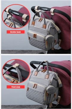 РЮКЗАК ДЛЯ МАТЕРИ, СУМКА-ОРГАНИЗАТОР, пеленальный столик, КРОВАТЬ