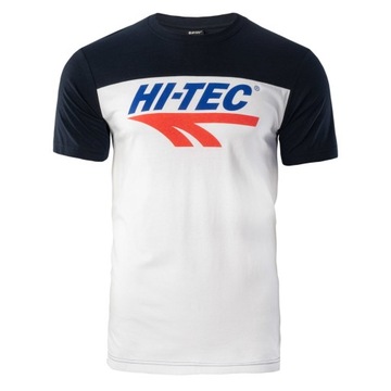 HI-TEC KOSZULKA MĘSKA RETRO T-SHIRT BAWEŁNIANA XL