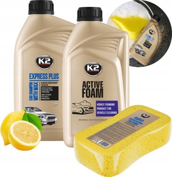 K2 EXPRESS PLUS АВТОШАМПУНЬ С ВОСКОМ 1л - K141