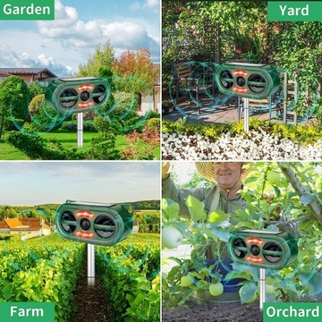 Солнечный ОТПУСКАТЕЛЬ ЖИВОТНЫХ кошек, лисиц, куниц ИНФРАЗВУК ЛАЗЕРНЫЙ ИК детектор