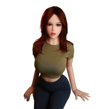 SEX LALKA REALISTYCZNA 100CM SEX DOLL TPE DUŻY BIUST RÓŻOWE WŁOSY