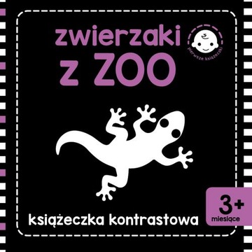 KSIĄŻECZKA KONTRASTOWA ZWIERZĘTA ZWIERZAKI W ZOO