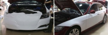 ФОЛЬГА БЕЛАЯ ШПОН МАТОВАЯ БЕЛАЯ МАТОВАЯ АВТО 50х152см