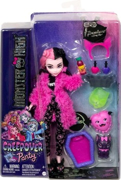 LALKA MONSTER HIGH PIDŻAMA PARTY Draculaura HKY66