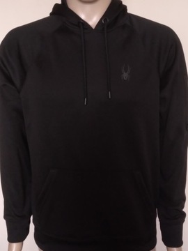 SPYDER BLUZA Z KAPTUREM MĘSKA r. M CZARNA