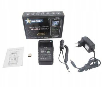 КОМБИНИРОВАННЫЙ ИЗМЕРИТЕЛЬ FindSAT VF-6800P DVB-S2 DVB-T2/C
