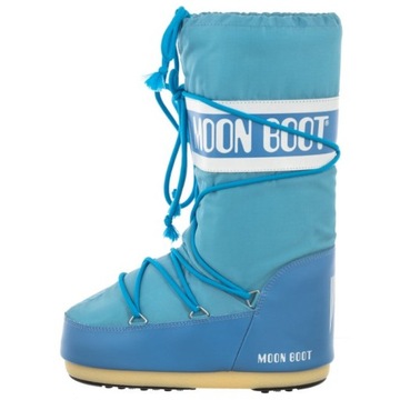 Buty Śniegowce Moon Boot Icon Nylon Niebieskie