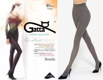 Rajstopy Gatta Rosalia 40 den MACHIATO- 4
