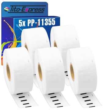 5x Etykiety termiczne DO DYMO 11355 51x19 S0722550
