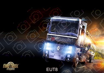 EURO TRUCK SIMULATOR CAKE CAKE DECORATION сахарная распечатка