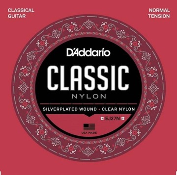 D'Addario EJ27N struny do gitary klasycznej nylon