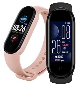 SMARTWATCH ZEGAREK SMARTBAND PULSOMETR CIŚNIENIE KROKOMIERZ