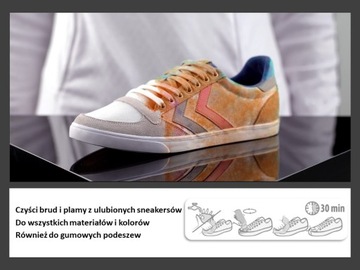 Płyn do czyszczenia butów obuwia skóry Bama Sneaker Clean 75ml