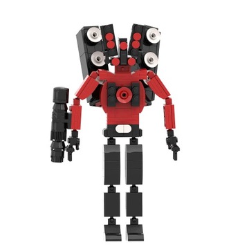 Klocki Skibidi Toilet Titan Speaker Man Figurka 22cm Prezent Urodzinowy