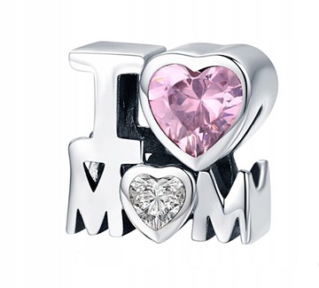 CHARMS ZAWIESZKA CHARMS MAMA LOVE CHARMS MOM S925