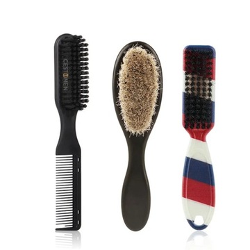 New Professional Barber Shaving Beard Brush Hair Removal Neck Duster